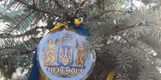 Christmas tree in the zoo