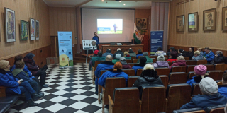 A lecture on safety rules for zoo employees
